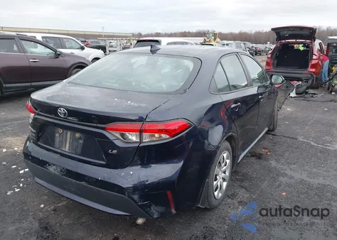 2020 Toyota Corolla Le z USA, uszkodzony, nr VIN 5YFEPRAE9LP034979